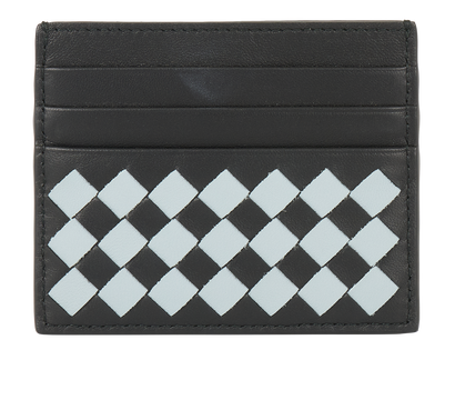 Bottega Veneta Intrecciato Card Holder, front view